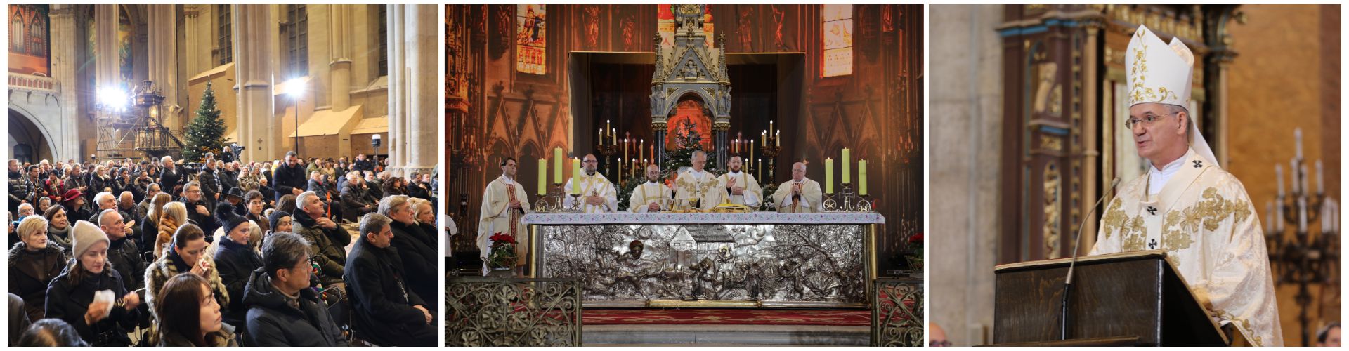 Nadbiskup Kutleša slavio misu polnoćku u Katedrali